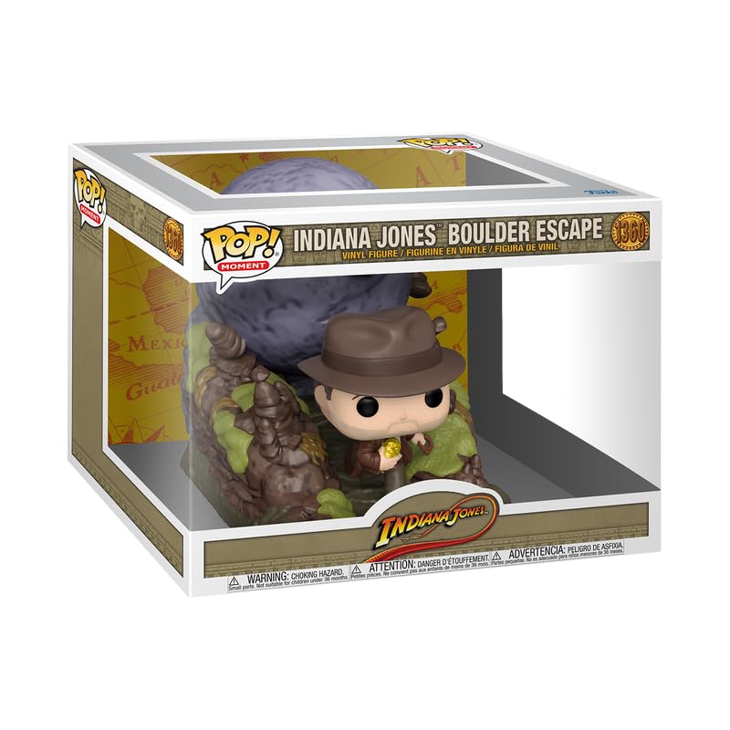 Funko Movie Moment: Indiana Jones - Boulder Scene - Collectable Vinyl Figure - Gift Idea - Official Merchandise - Toys for Kids & Adults - Movies Fans - Model Figure for Collectors and Display