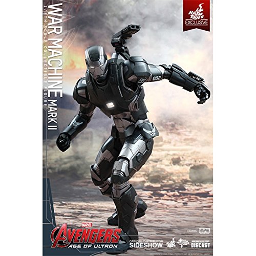 Hot Toys 1:6 Scale War Machine Mark II Movie Masterpiece Series Marvel's Avengers Age of Ultron Die-Cast Figure