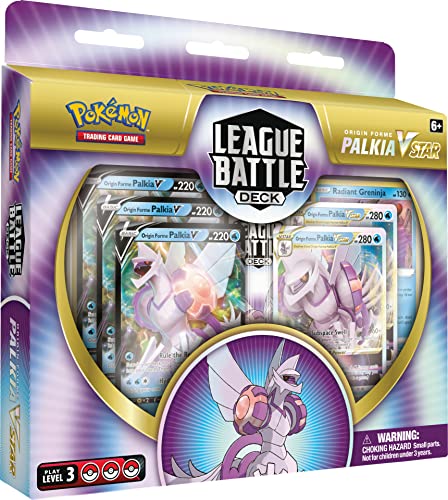 Pokémon TCG: Origin Forme Palkia VSTAR League Battle Deck (60-Card Ready-to-Play Deck, 3 Foil V Cards & 2 Foil VSTAR Cards)