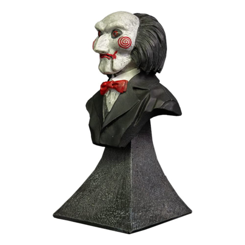 Trick Or Treat Studios Saw Mini Bust Billy Black/White/Red, Hand Painted, 100% Polyresin, in Collector's Box