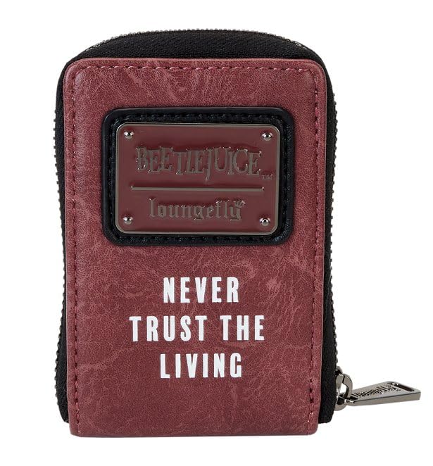 Loungefly Beetlejuice Handbook for The Recently Deceased Accordion Wallet Brown