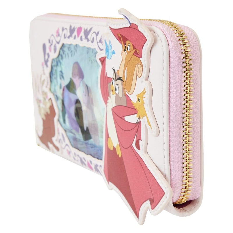 Loungefly - Disney Wallet - Lenticular Sleeping Beauty Princess - 0671803459663, Pink, Pink, Taille Unique, Classic