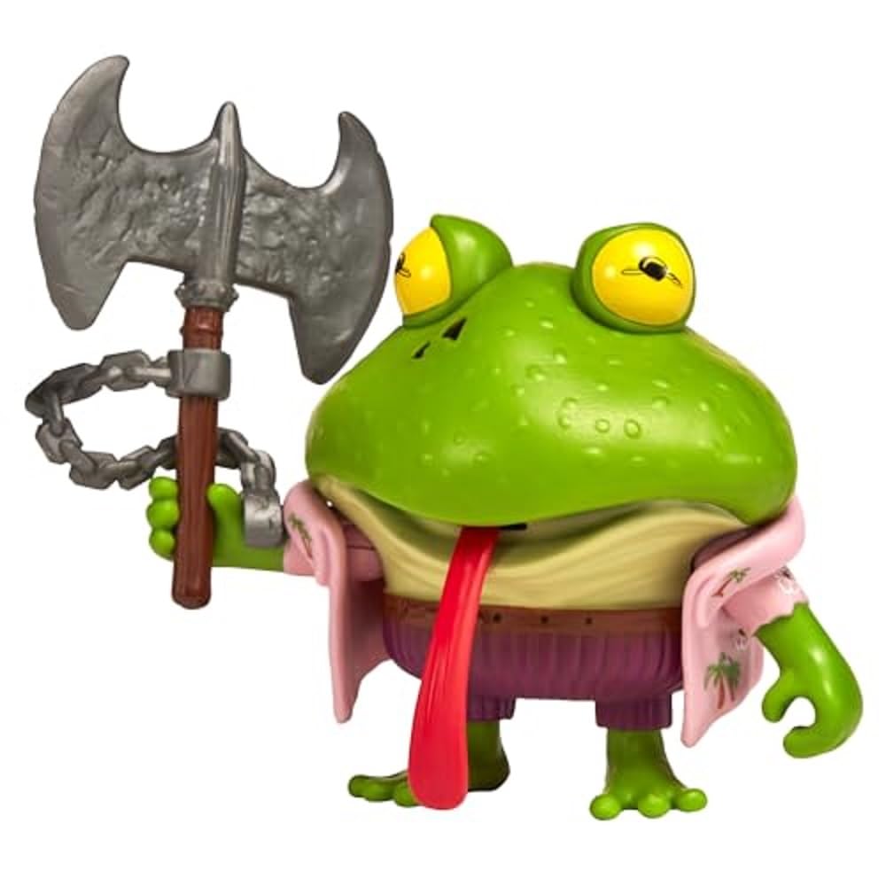 Teenage Mutant Ninja Turtles 83309 Mutant Mayhem 3-Inch Genghis Frog Basic Action Figure. Ideal Present for Boys 4 to 7 Years and TMNT Fans