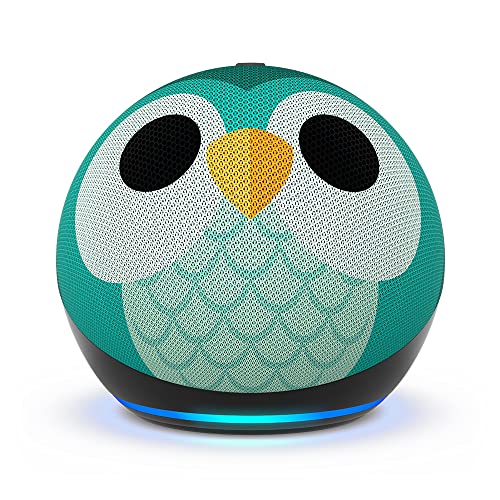 Echo Dot Kids (5th generation, 2022 release) | Wi-Fi and Bluetooth smart speaker with Alexa | Designed for kids, with parental controls | Owl