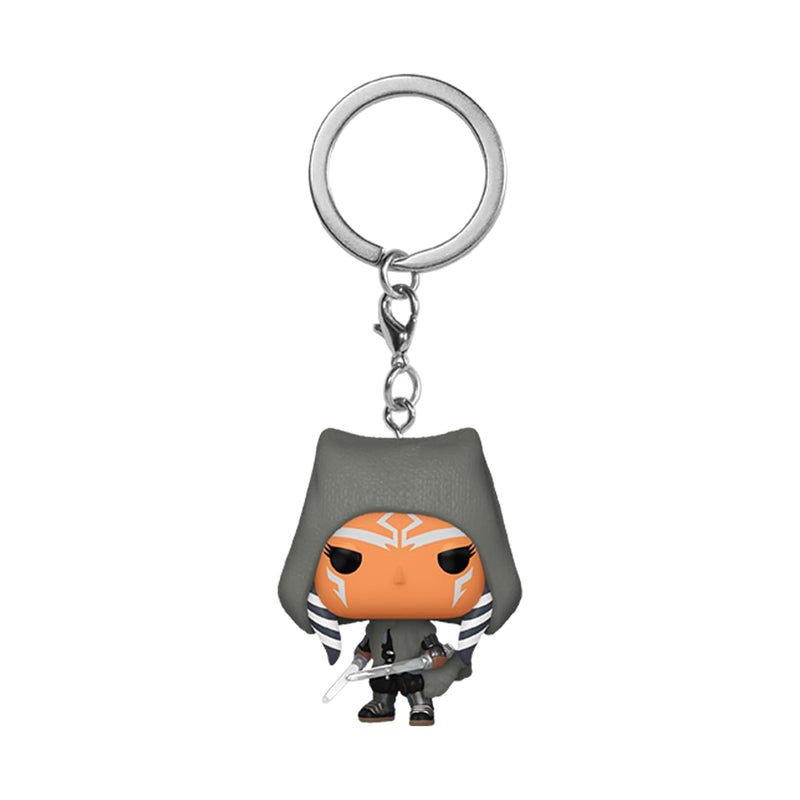 Funko Pop! Keychain: Ahsoka - Ahsoka Tano With Dual Lightsabers - Star Wars Novelty Keyring - Collectable Mini Figure - Stocking Filler - Gift Idea - Official Merchandise - TV Fans - Backpack Decor