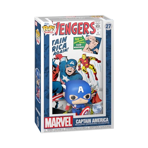 Funko Pop! Comic Cover: Marvel - Marvel Avengers #4 - (1963) - Marvel Comics - Collectable Vinyl Figure - Gift Idea - Official Merchandise - Toys for Kids & Adults - Comic Books Fans