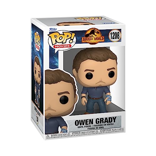 Funko Pop! Movies: JW3 - Owen Grady - Jurassic Park - Collectable Vinyl Figure - Gift Idea - Official Merchandise - Toys for Kids & Adults - Movies Fans - Model Figure for Collectors and Display