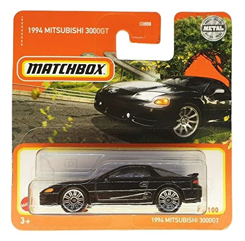 Matchbox - 1994 Mitsubishi 3000GT - MBX 64/100 - HFR36 - Short Card - Superfast Lesney - Black - Mattel 2022