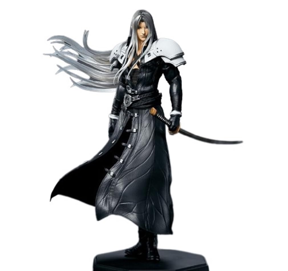 SQUARE ENIX FF7 REMAKE kuji end Award Sephiroth Figure Figurine About 20cm japan