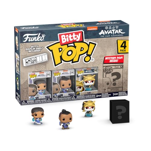 Funko Bitty POP! Avatar: the Last Airbender and A Surprise Mystery Mini Figure - 0.9 Inch (2.2 Cm) Collectable - Stackable Display Shelf Included - Gift Idea - Party Bags Stocking - Cake Topper