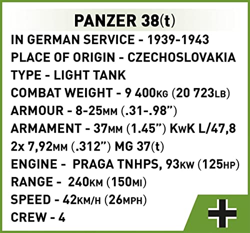 COBI Battle Of Arras(1940) Matilda II vs Panzer 38(t)