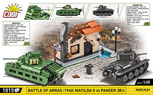 COBI Battle Of Arras(1940) Matilda II vs Panzer 38(t)