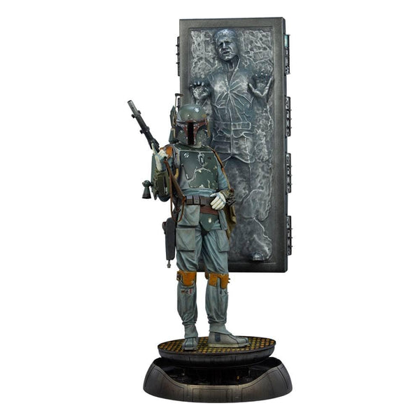 Sideshow Collectibles Star Wars statuette Premium Format Boba Fett and Han Solo in Carbonite 70 cm