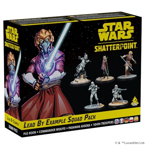 Atomic Mass Games Star Wars Shatterpoint Lead by Example Squad Pack - Tabletop Miniatures Game, Strategy Game for Kids and Adults, Ages 14+, 2 Players, 90 Minute Playtime, Made, AMGD1016