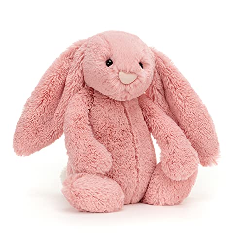 Jellycat Medium Bashful Petal Pink Bunny Collectable Plush Decoration