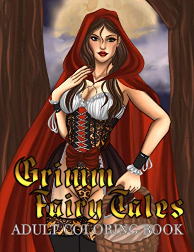 Grimm Fairy Tales: Adult coloring book