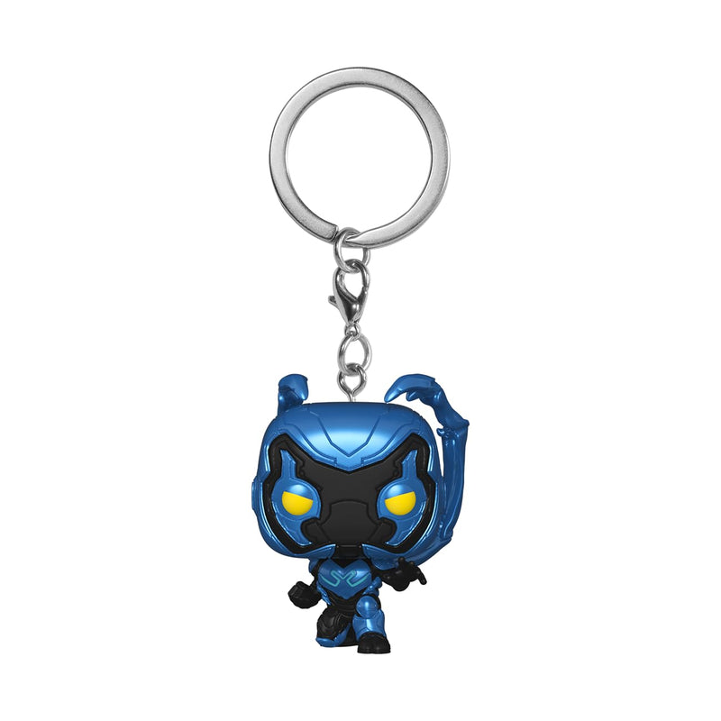 Funko Pop! Keychain: DC - Blue Beetle - Blue Beetle Novelty Keyring - Collectable Mini Figure - Stocking Filler - Gift Idea - Official Merchandise - Movies Fans - Backpack Decor