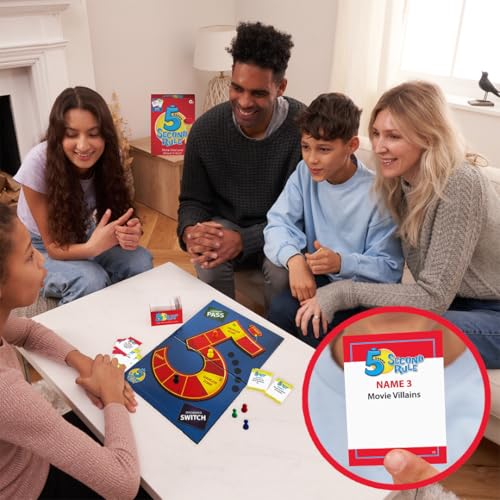 5 Second Rule | Simple Questions Card Game for Family Fun| Kids & Game Nights |Fast Paced Games | Sunday Games | Games Night | Ages 8+