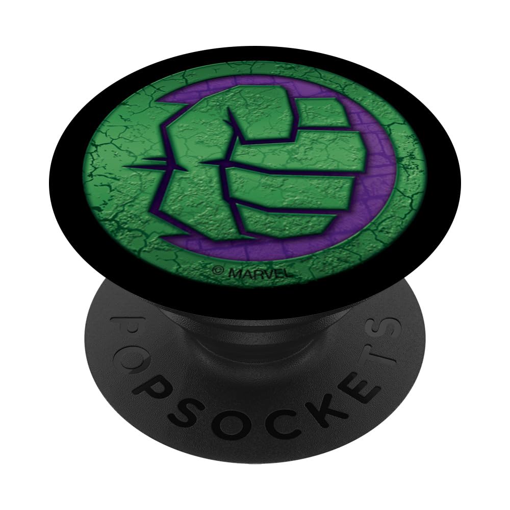 Marvel Hulk Smash Fist Punch Green Purple PopSockets Swappable PopGrip