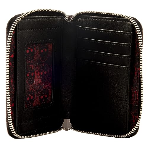 Loungefly Warner Brothers - Friday 13th - Jason - Wallet - Friday the 13th - Amazon Exclusive - Cute Collectable Purse - Gift Idea - Card Holder With Multiple Card Slots - Official Merchandise