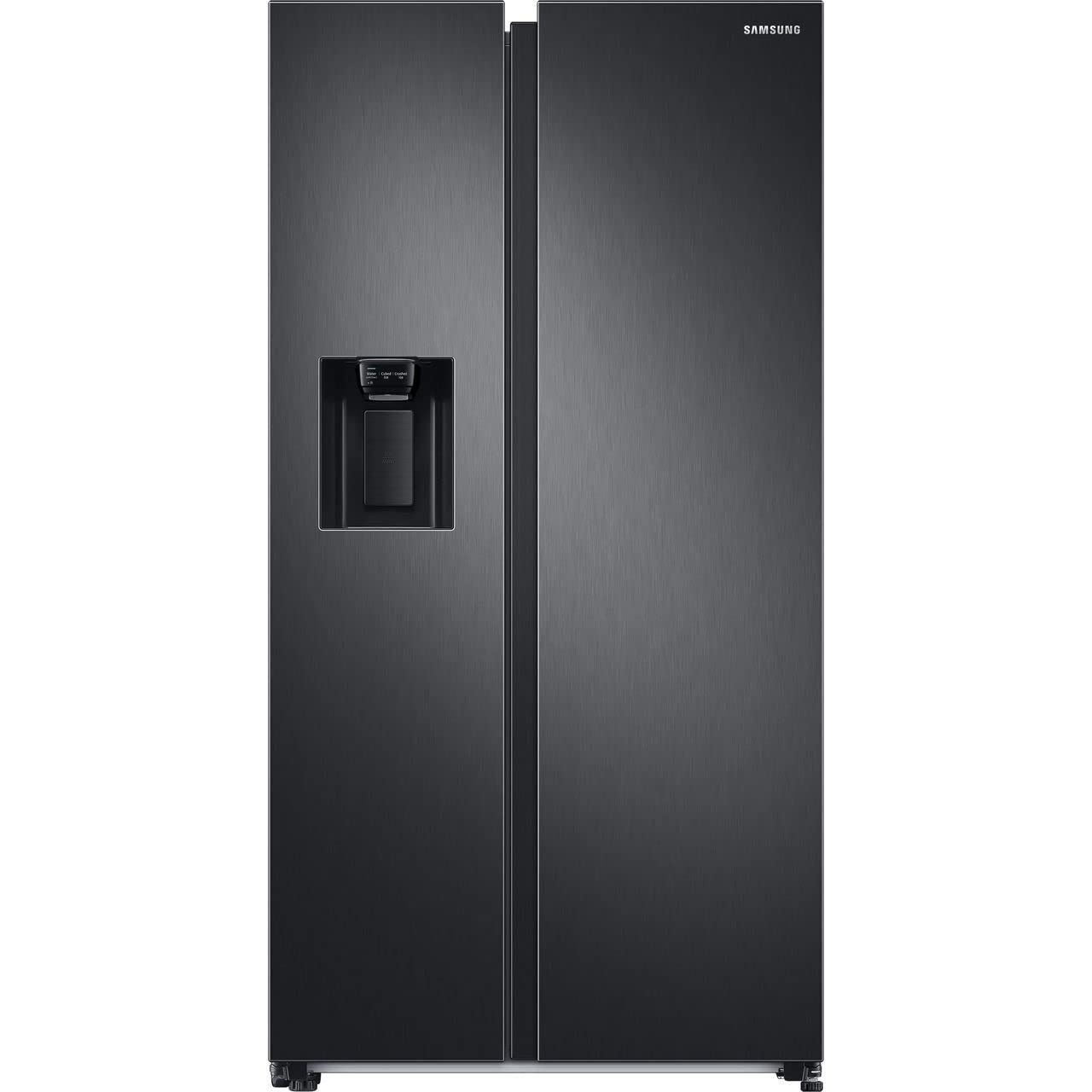 Samsung Series 8 American Style Fridge Freezer, Features SpaceMax™ and Twin Cooling Plus™ Technology, Ice Dispenser, Black, Model: RS68A884CB1