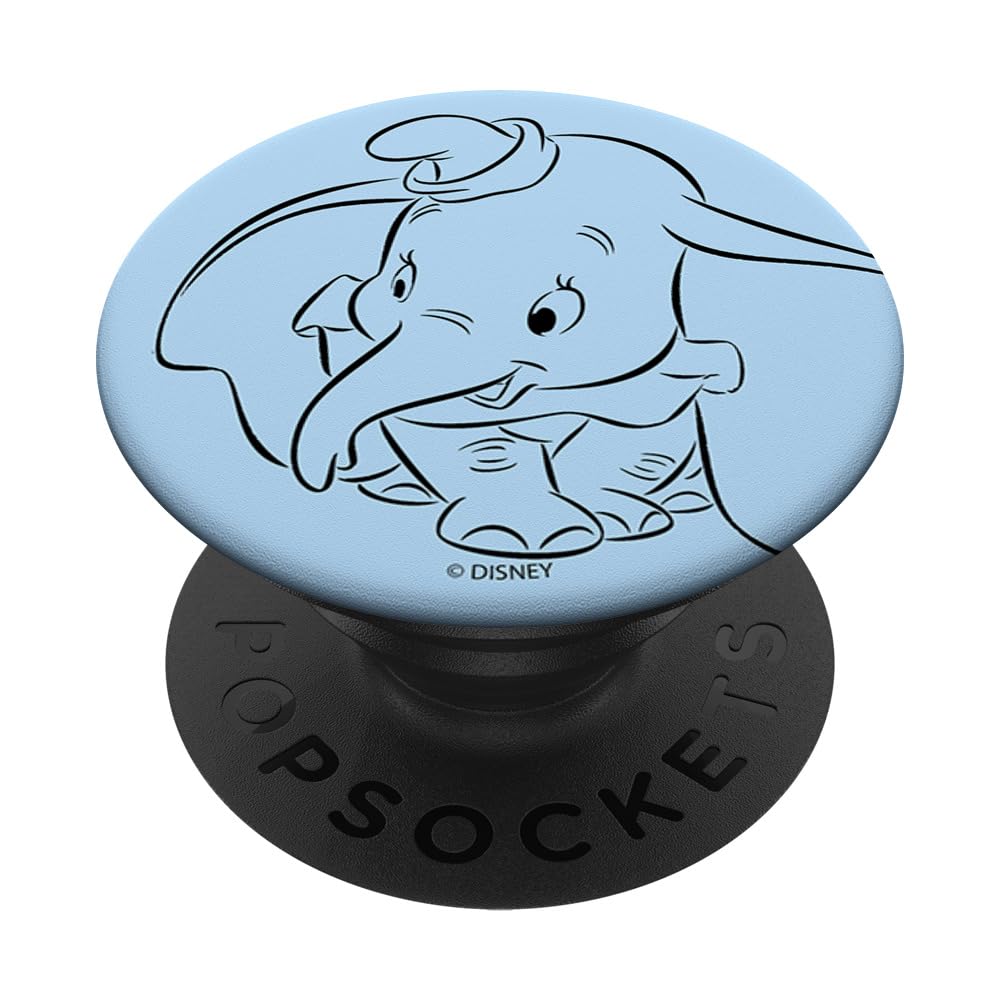 Disney Dumbo Big Face Portrait PopSockets Swappable PopGrip