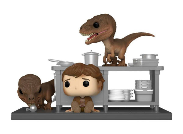 Funko Pop! Moments 62477 Jurassic Park: Tim & Velociraptors (Special Edition) #1199