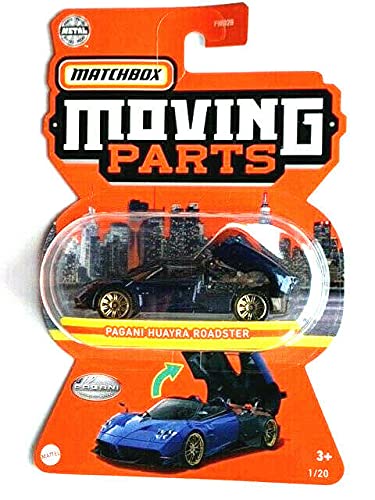 Matchbox Pagani Huayra Roadster [Navy Blue] 1/20 - Moving Parts 2021