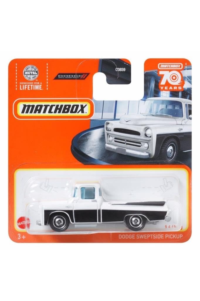 Matchbox 1957 Dodge Sweptside Pickup 14/100 Series 2023 White / Black