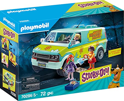 Playmobil 70286 SCOOBY-DOO! Mystery Machine with special light Effects, Fun Imaginative Role-Play, Playset Suitable for Children Ages 5+