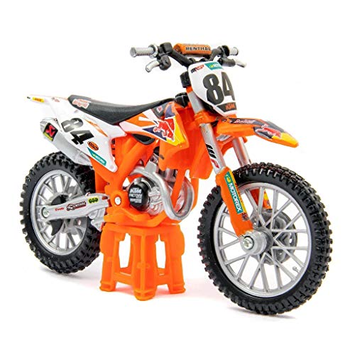 Bburago WRB KTM Cycle - KTM 450 SX-F Factory Edition (2018) Motorbike - 1:18 Scale - Incredibly Detailed Die-Cast Replica Collectible Motorcycle Model