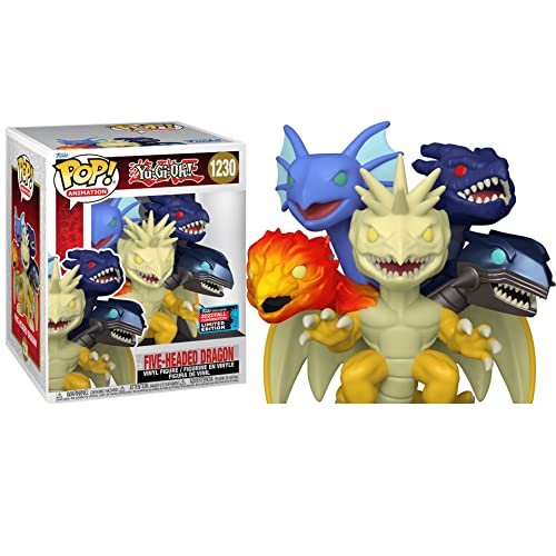 Funko POP! Super Animation: Yu-Gi-Oh! Five-Headed Dragon Vinyl Figure 2022 Fall Convention Exclusive, 1230