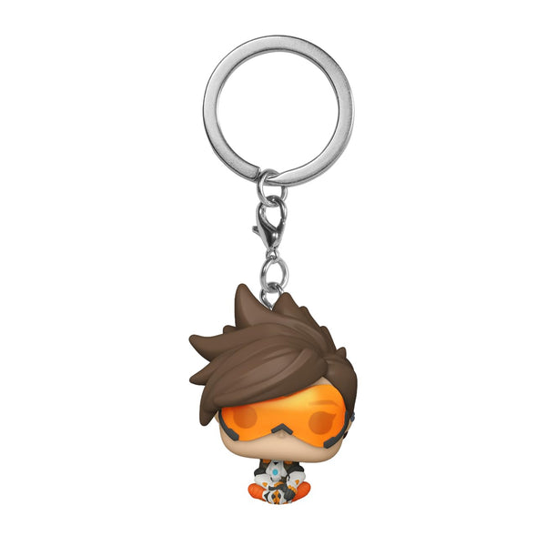 Funko POP! Keychain: Overwatch 2 - Tracer Novelty Keyring - Collectable Mini Figure - Stocking Filler - Gift Idea - Official Merchandise - Video Games Fans - Backpack Decor