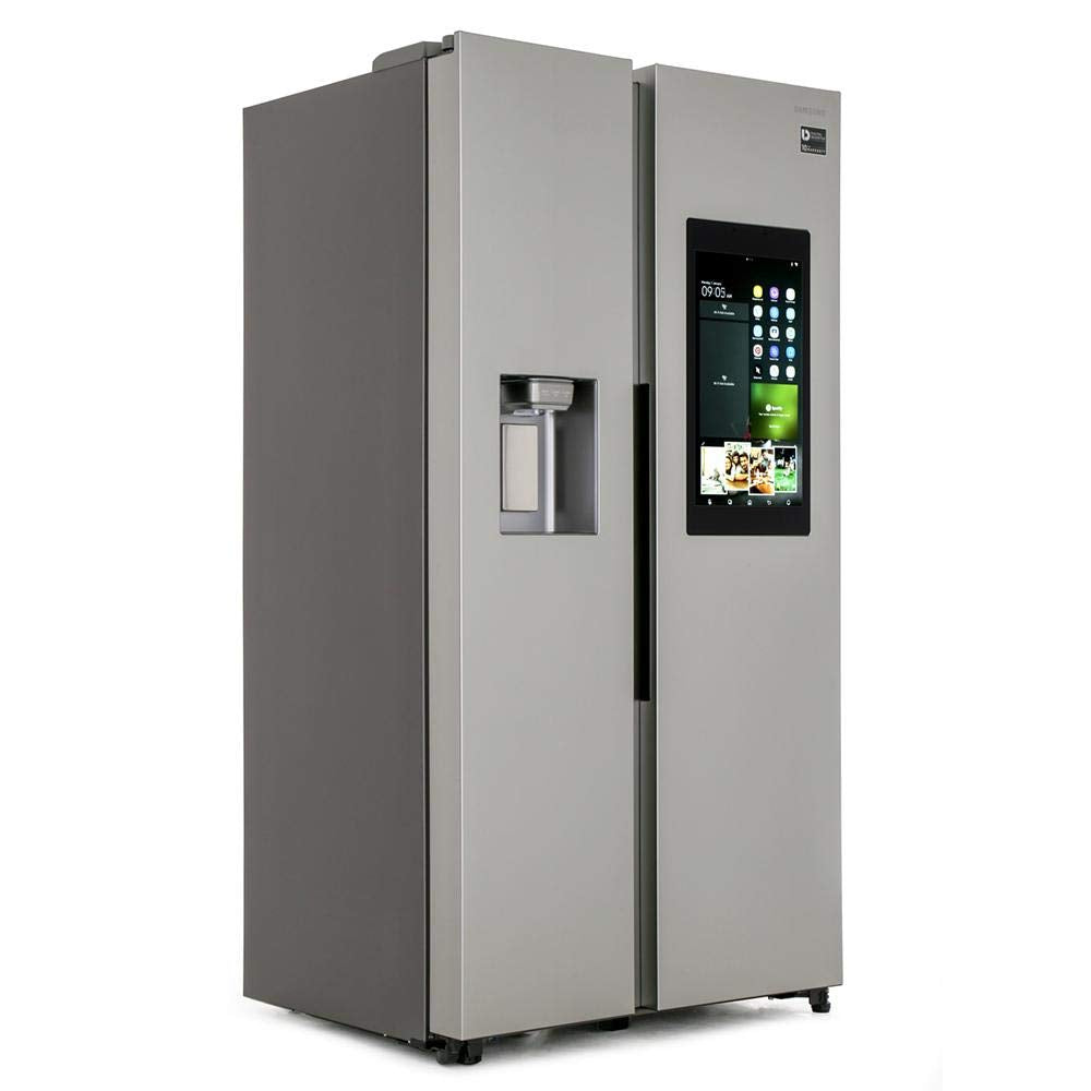 Samsung RS68N8941SL 613 Litre American Style Fridge Freezer Touchscreen 2 Door 91cm Wide - Silver