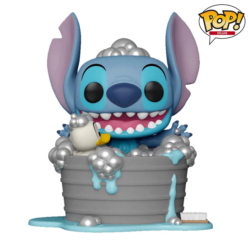 Funko Disney Pop! Deluxe Vinyl Stitch in Bathtub Figure 9cm