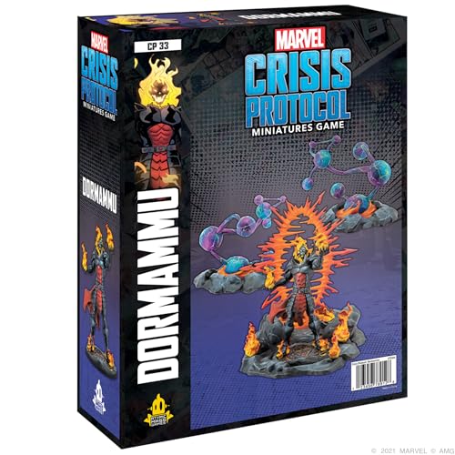 Atomic Mass Games | Dormammu Ultimate Encounter: Marvel Crisis Protocol | Miniatures Game | Ages 14+ | 2 Players | 45 Minutes Playing Time, 2 Character Packs Multicolor FFGCP33