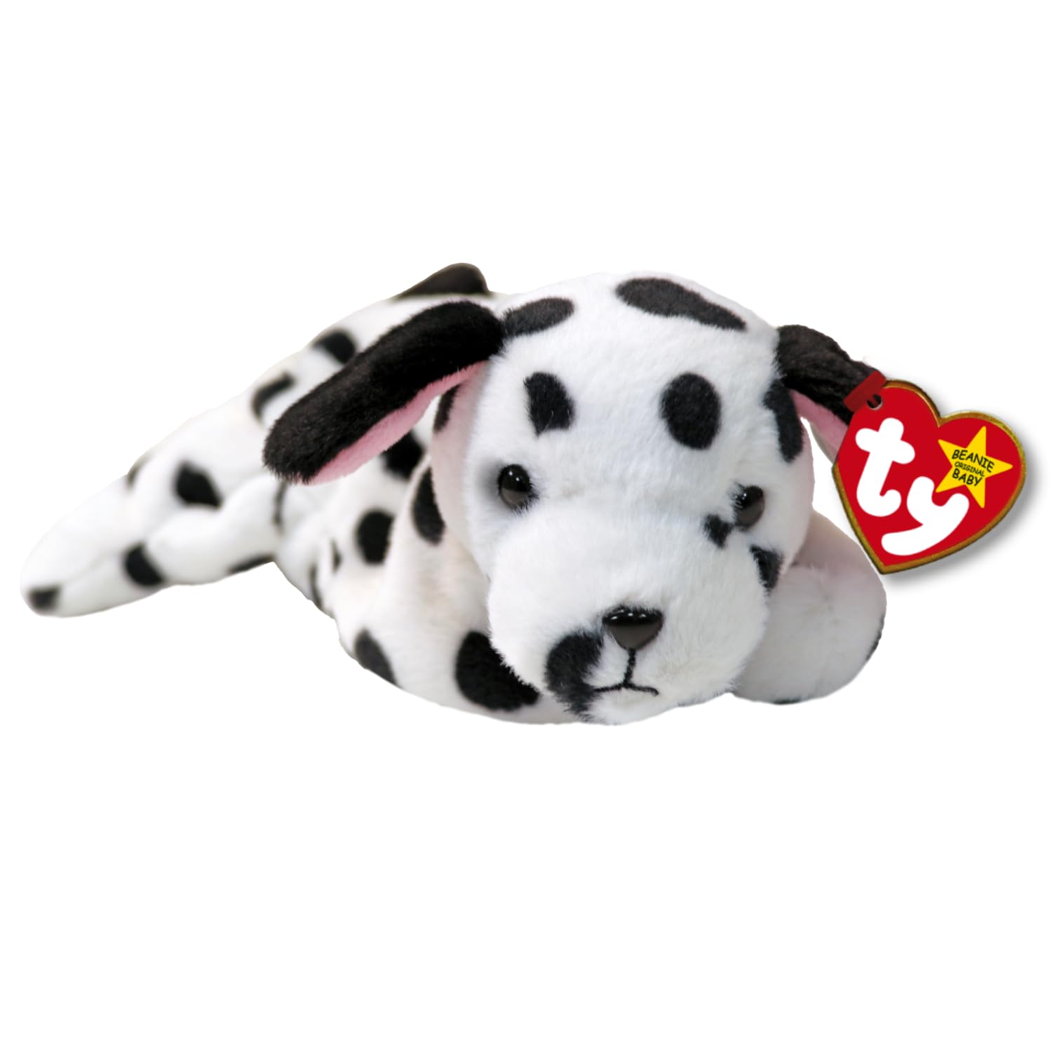 TY Dotty II Dalmatian Original Beanie Babies Regular - Soft Plush Toy for Kids, Teddy, Baby Toy, Collectible Stuffed Plushies