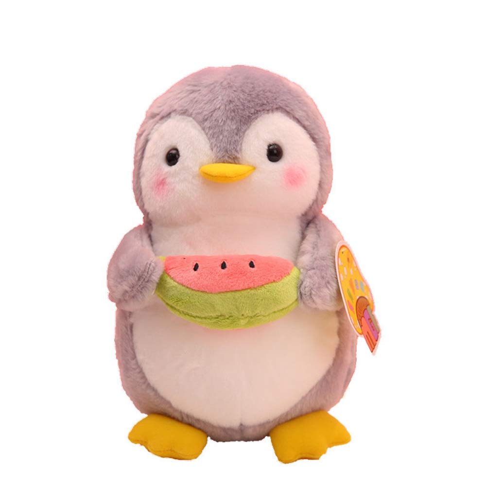 Soft Stuffed Animal Toy,plush soft toys for babies,soft toy penguin,lovely and soft toys,Marine animal plush toys, home decor,Penguin Soft Plush25cm (Watermelon, 9.8 inch)