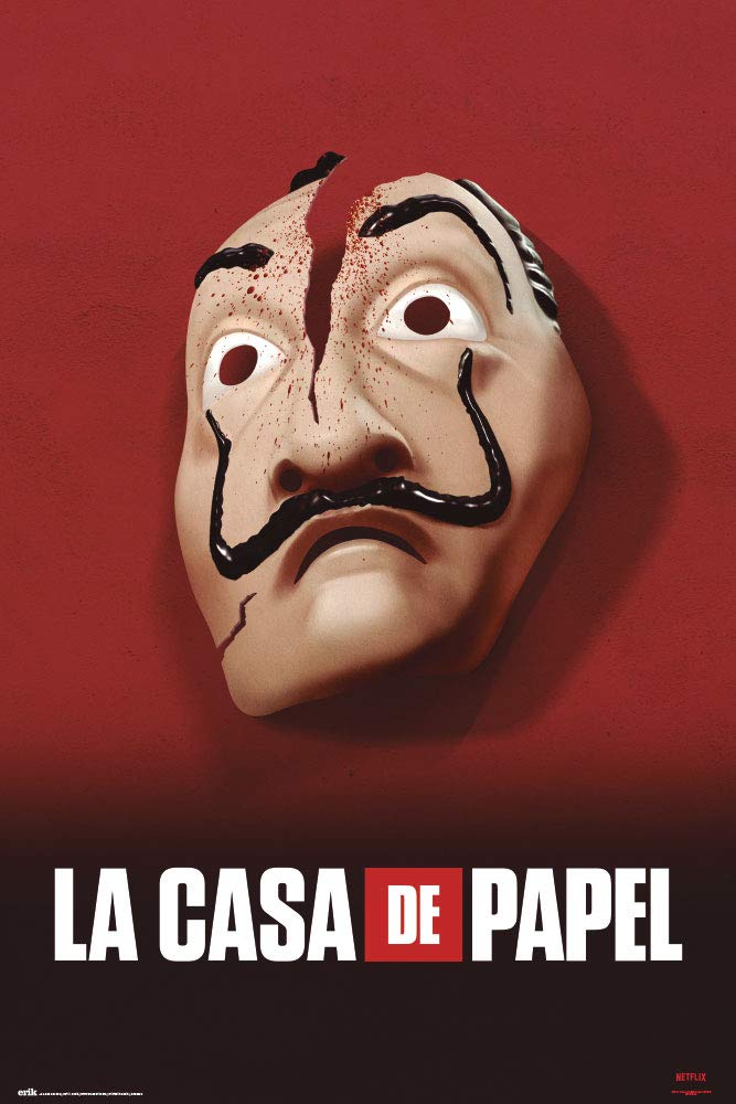 Grupo Erik - Money Heist Poster - Dali Mask 61 x 91.5cm