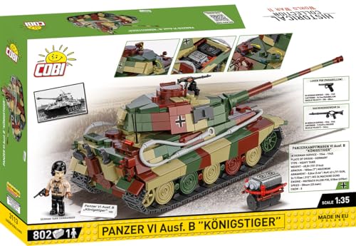 COBI -3113 Panzer Vi Konigstiger (Tiger II)