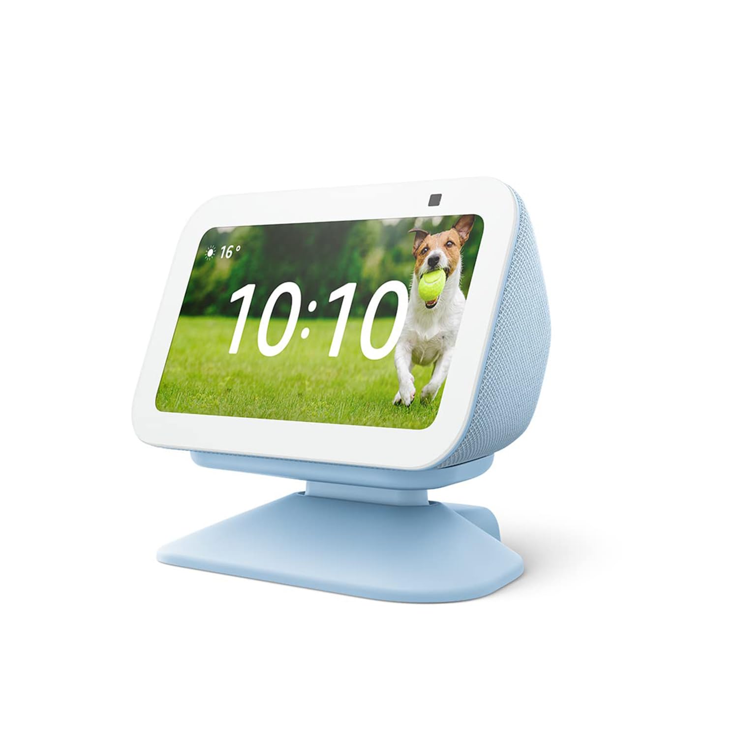 All-new Echo Show 5 (3rd Gen), Cloud Blue with Adjustable Stand, Cloud Blue