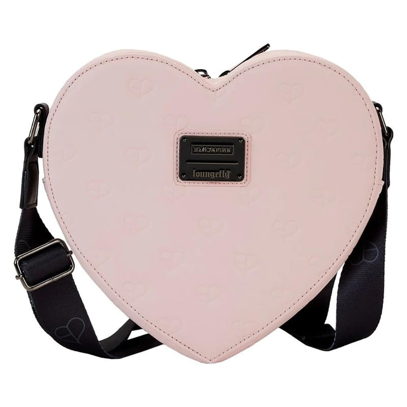 Loungefly Blackpink Allover Print Heart Crossbody, Multi, One Size