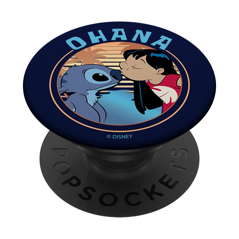 Disney Lilo & Stitch Ohana Lilo and Stitch Portrait PopSockets Swappable PopGrip