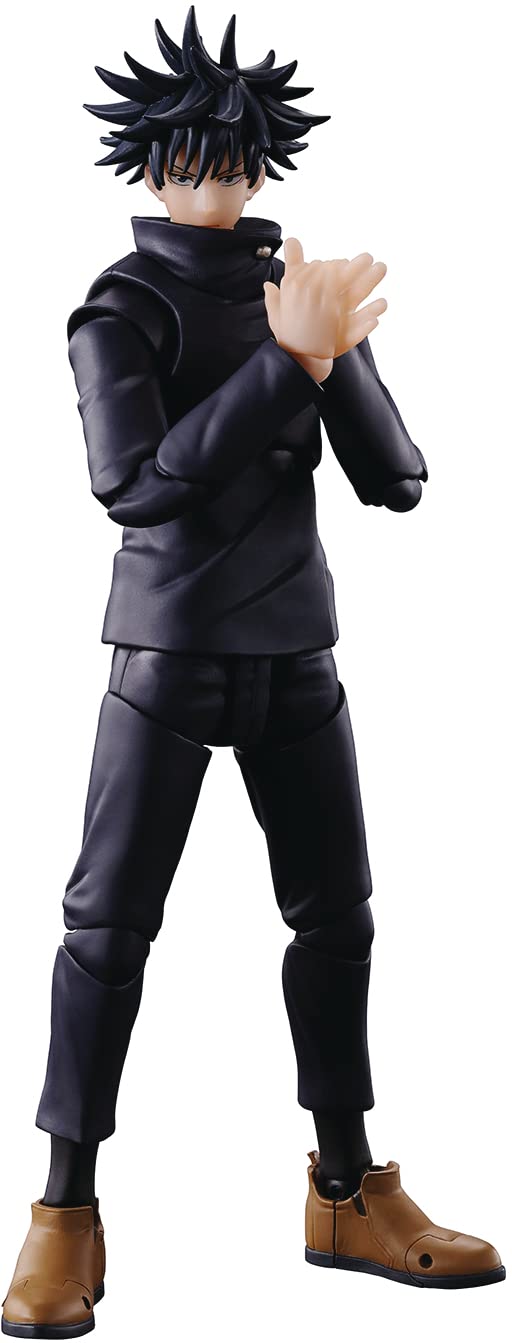 Bandai Tamashii Nations BAS61876 JUJUTSU KAISEN - Megumi Fushiguro - Statuette S.H. Figuarts 15cm,Black