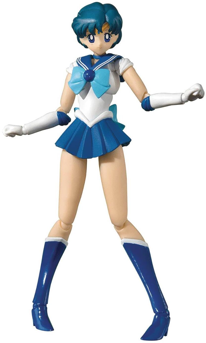 TAMASHII NATIONS Sconosciuto Bandai S.H. Figuarts Pretty Guardian Sailor Moon Sailor Mercury Action Figure, Multi-Colour, Standard