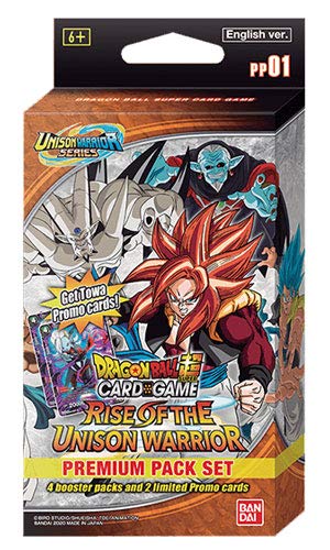 Dragon Ball Super Series 10 Rise of The Unison Warrior Special Premium Pack Booster Set - 4 Packs + 2 PR