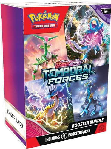 Pokémon TCG: Scarlet & Violet—Temporal Forces Booster Bundle (6 Booster Packs)