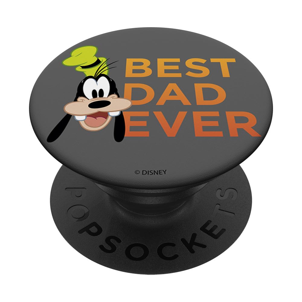 Disney Mickey And Friends Father's Day Goofy Best Dad Ever PopSockets Swappable PopGrip