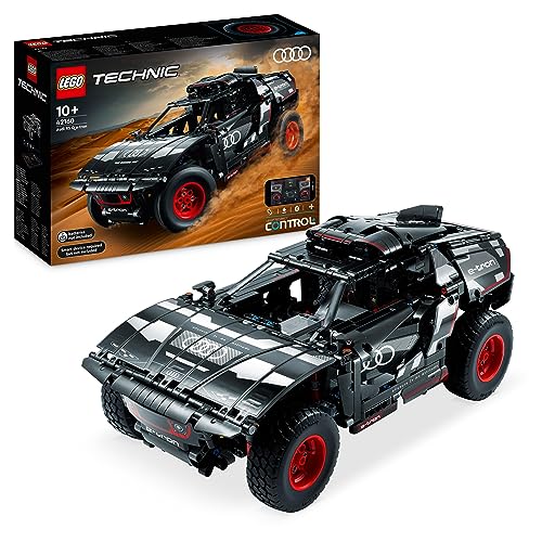 LEGO Technic Audi RS Q e-tron Remote Control Rally Car Toy, Dakar Rally Off-Road Car Model Set, App-Controlled RC with CONTROL+, Gift Idea for Boys, Girls and Fans Aged 10 Plus to Build 42160