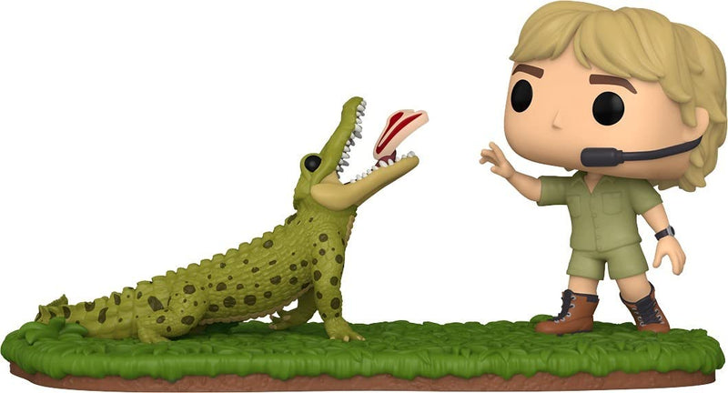 Funko 70813 Pop! Moment: Australia Zoo - Steve Irwin with 'Agro' The Crocodile